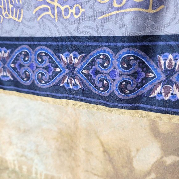 NWT Double Sided Silk Scarf 53"x53" Large Square Shawl Wrap SJJL 3210 - Picture 7 of 15